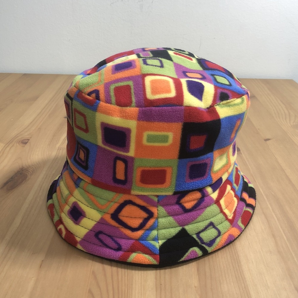 Isotoner Colorful Squares Bucket Hat